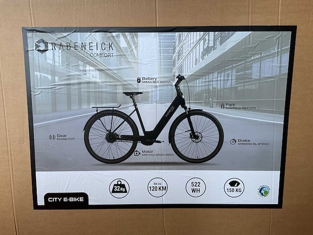 Rabeneick comfort elektrische fiets - afbeelding 8 van  17