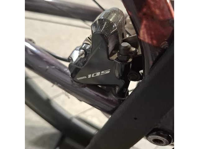 Racefiets, cannondale, systemsix, acid red, carbon ultegra - afbeelding 3 van  14