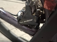 Racefiets, cannondale, systemsix, acid red, carbon ultegra - afbeelding 3 van  14