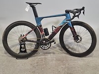 Racefiets, cannondale, systemsix, acid red, carbon ultegra