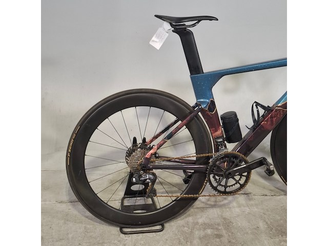 Racefiets, cannondale, systemsix, acid red, carbon ultegra - afbeelding 7 van  14