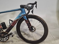 Racefiets, cannondale, systemsix, acid red, carbon ultegra - afbeelding 8 van  14