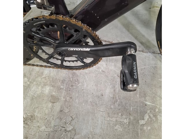 Racefiets, cannondale, systemsix, acid red, carbon ultegra - afbeelding 11 van  14