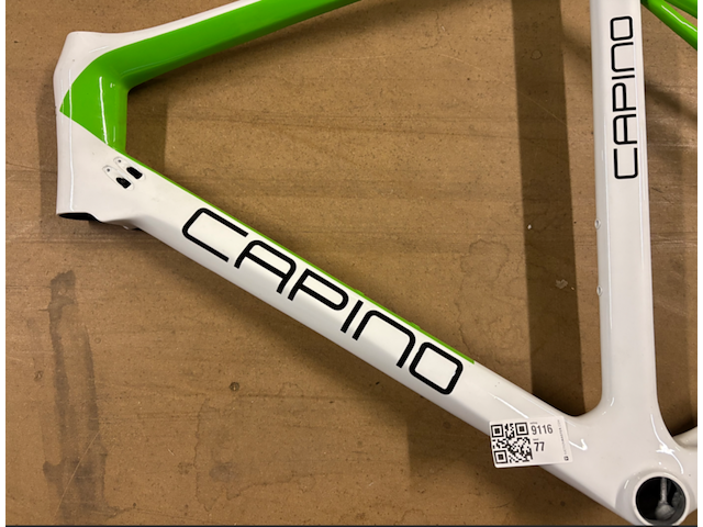 Racefiets frame carbon, capino - afbeelding 4 van  5