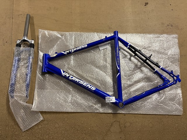 Racefiets frame met voorvork, intersens - afbeelding 1 van  7