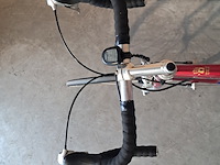 Racefiets, koga, exerciser, rood / zilver - afbeelding 2 van  16