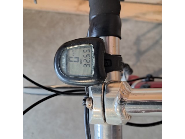 Racefiets, koga, exerciser, rood / zilver - afbeelding 3 van  16