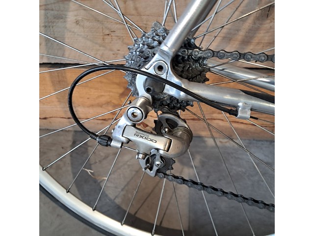 Racefiets, koga, exerciser, rood / zilver - afbeelding 5 van  16