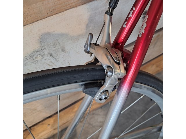 Racefiets, koga, exerciser, rood / zilver - afbeelding 6 van  16