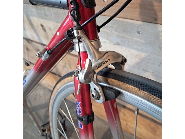 Racefiets, koga, exerciser, rood / zilver - afbeelding 8 van  16