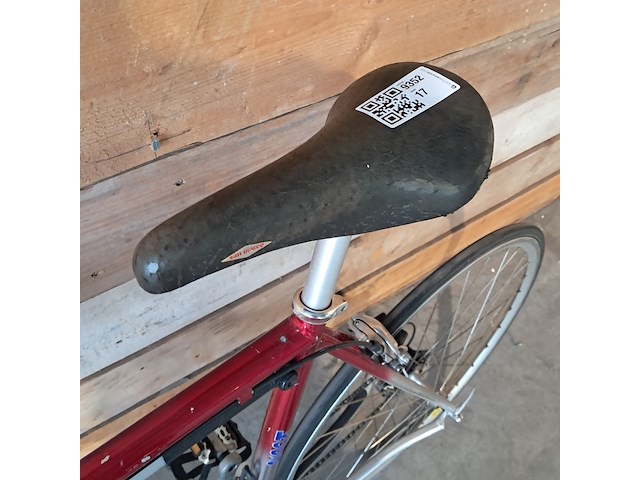 Racefiets, koga, exerciser, rood / zilver - afbeelding 16 van  16