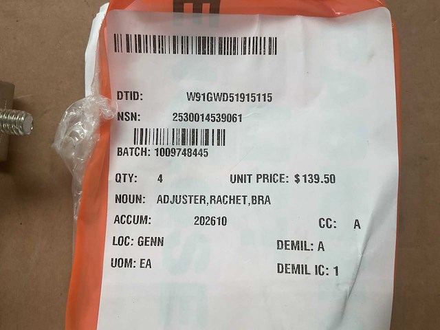 Rachet adjuster bracket (2x) - afbeelding 5 van  5
