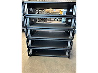 Rack insert 2u black 19" racking equipment (5x) - afbeelding 1 van  2