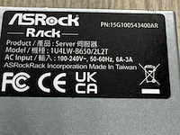 Rackserver, asrock, 1u4lw-b650/2l2t - afbeelding 2 van  5