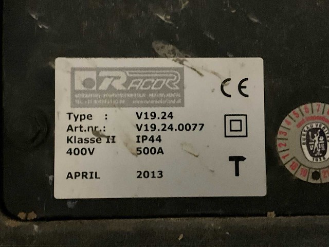 Racor v19.4 stroomverdeel unit - afbeelding 2 van  7