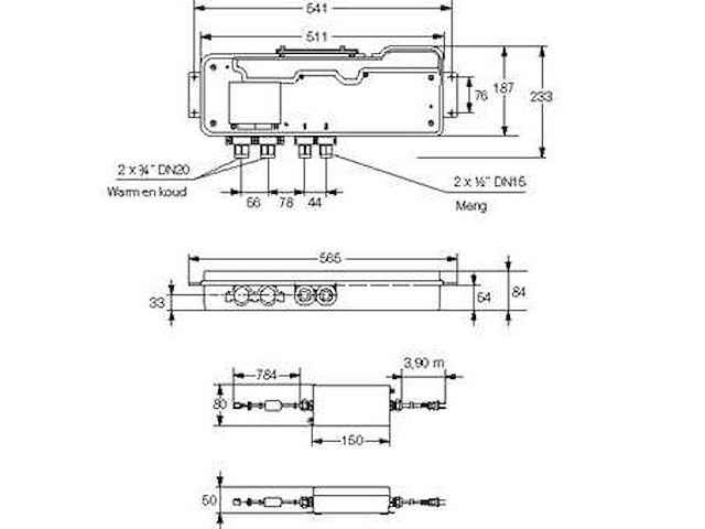 Rada outlook 2 digitale mengkraan incl. sensorbox - afbeelding 2 van  5