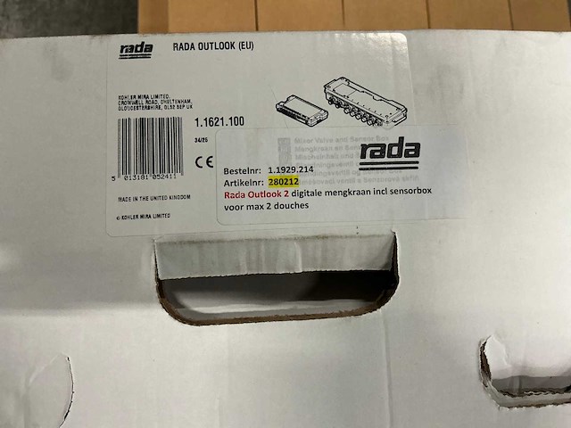 Rada outlook 2 digitale mengkraan incl. sensorbox - afbeelding 4 van  5