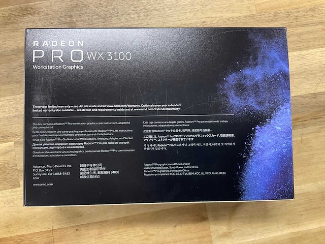 Radeon pro wx 3100 grafische kaartamd - afbeelding 2 van  3