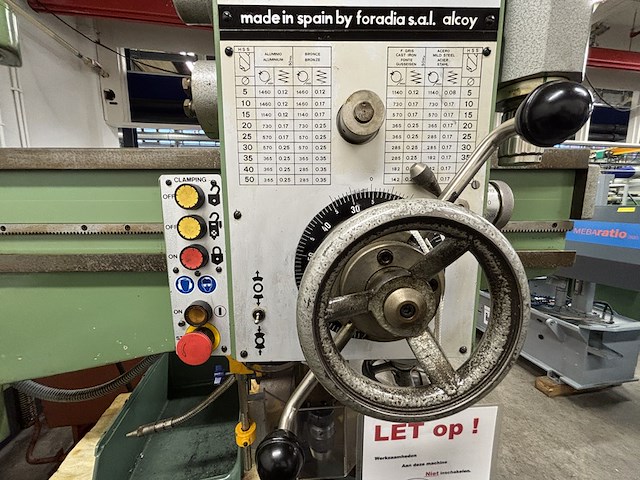 Radiaalboormachine, foradia, gr 50/1200, 1992 - afbeelding 5 van  35