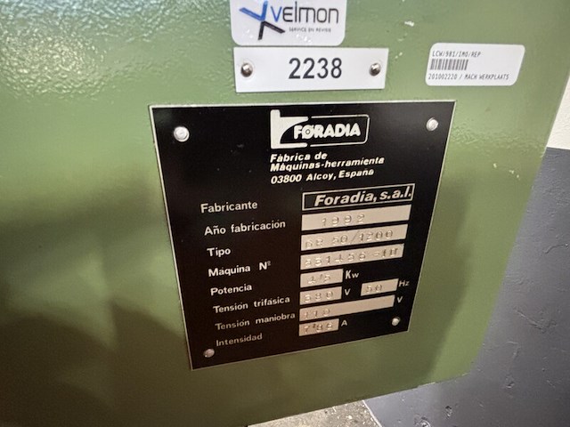 Radiaalboormachine, foradia, gr 50/1200, 1992 - afbeelding 30 van  35