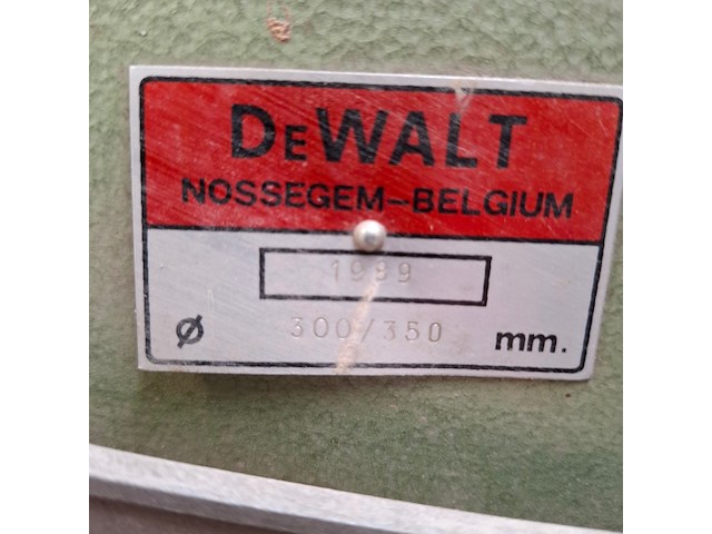 Radiaalzaag dewalt, 1600/s, bouwjaar 1989 - afbeelding 5 van  10
