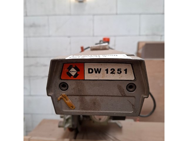 Radiaalzaag dewalt, dw 1251, bouwjaar 1989 - afbeelding 6 van  9