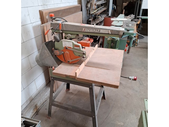 Radiaalzaag dewalt, dw 1251, bouwjaar 1989 - afbeelding 9 van  9