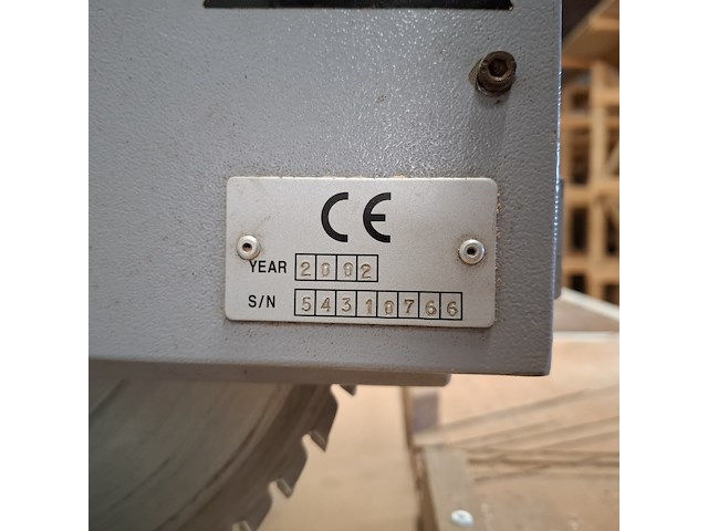 Radiaalzaagmachine met aan en afvoerbaan, maggi, junior 640, 2002 - afbeelding 11 van  34