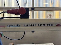 Radiaalzaagmachine, omga, rn 700 ø350, blauw/wit/grijs, 2004, 400 v krachtstroom | 2,9 kw | werktafel - afbeelding 2 van  6