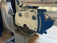 Radiaalzaagmachine, omga, rn 700 ø350, blauw/wit/grijs, 2004, 400 v krachtstroom | 2,9 kw | werktafel - afbeelding 4 van  6