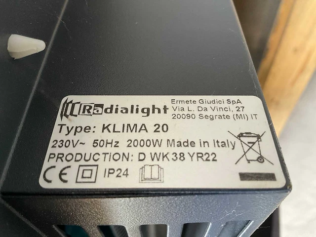 Radialight klima 20 verwarmingspaneel (2x) - afbeelding 3 van  5