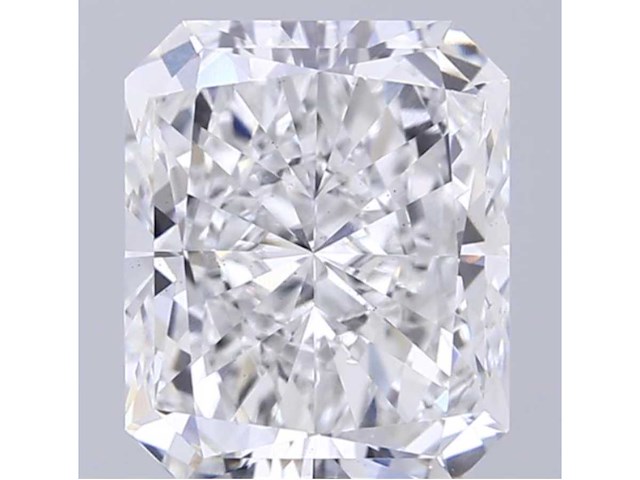 Radiant geslepen diamant 6.19 carat gecertificeerd - afbeelding 1 van  4
