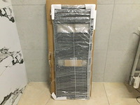 Radiator 118,5 x 45 cm wb, elara 41.3585, mat zwart - afbeelding 2 van  3