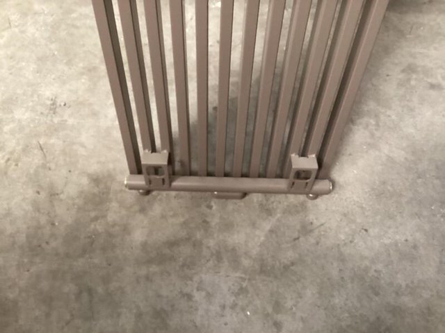 Radiator design, badkamer, taupe - afbeelding 6 van  7