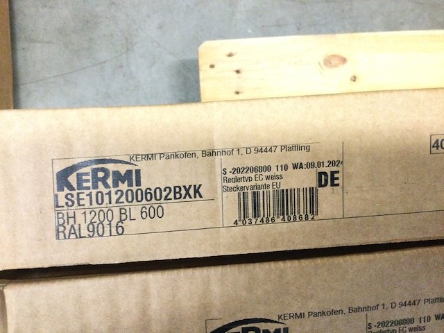 Radiator elektrisch 117,4 x 59 cm, kermi, b20-se, wit - afbeelding 3 van  3