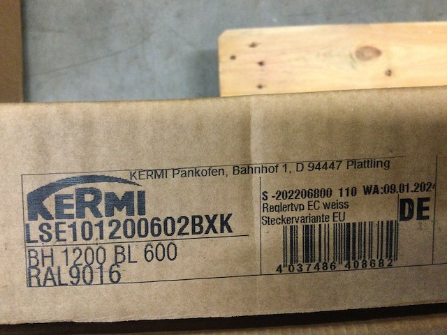 Radiator elektrisch 117,4 x 59 cm, kermi, b20-se, wit - afbeelding 3 van  3