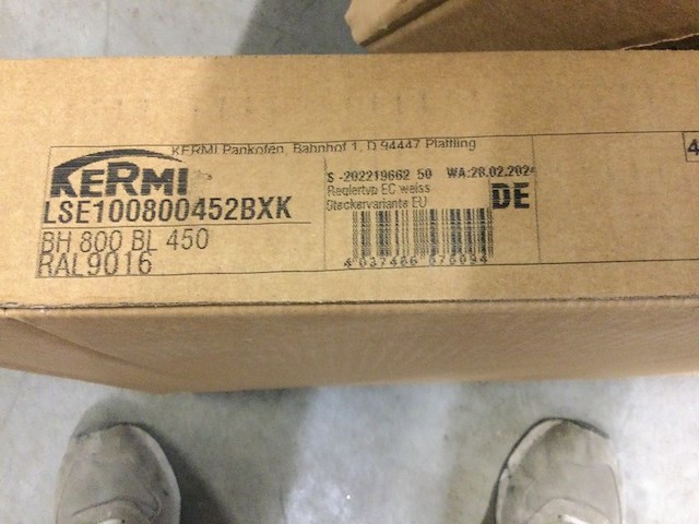 Radiator elektrisch 75,1 x 44 cm, kermi, b20s, wit ral 9016 - afbeelding 3 van  3