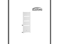 Radiator, kermi, 180x60 cm, ral 9016 - afbeelding 1 van  3