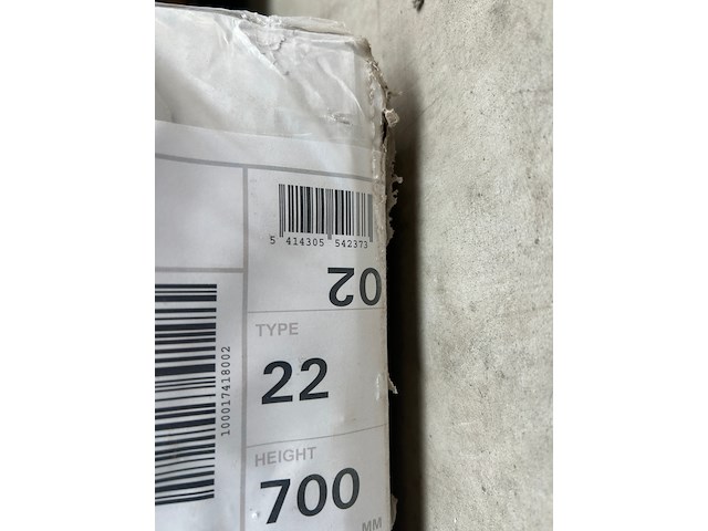 Radiator t22 1100x700 mm, stelrad - afbeelding 3 van  3