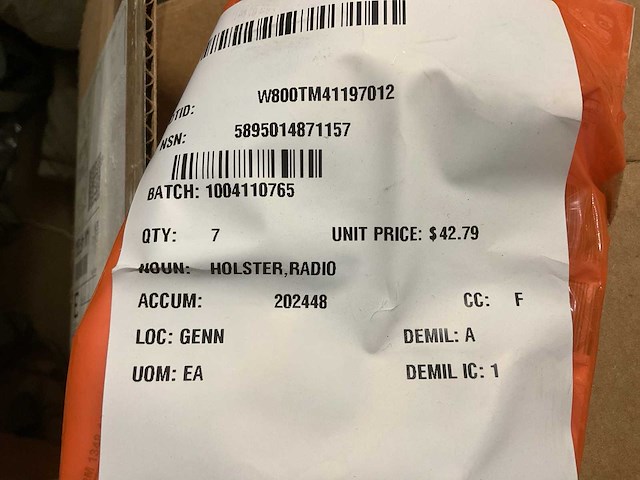 Radio holster (7x) - afbeelding 1 van  6