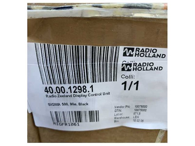 Radio zeeland sigma 500 combi pilot controller display - afbeelding 8 van  9