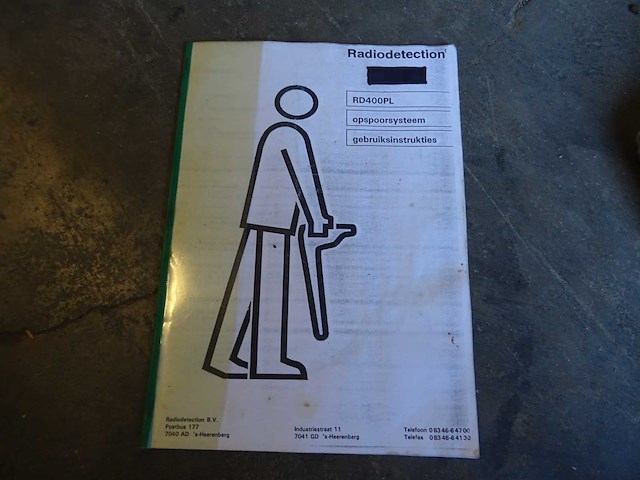 Radiodetection - rd400pl - opspoorsysteem - afbeelding 2 van  2