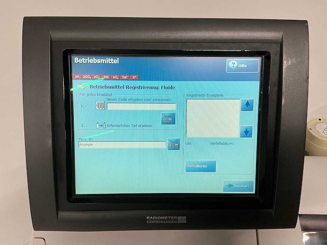 Radiometer copenhagen abl 800 basic overig laboratoriumapparatuur - afbeelding 3 van  6