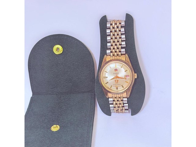 Rado automatic golden horse 14kt goldfilled horloge - afbeelding 2 van  9