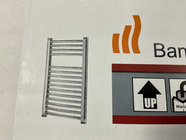Radson banga handdoekradiator 1056w - afbeelding 5 van  6