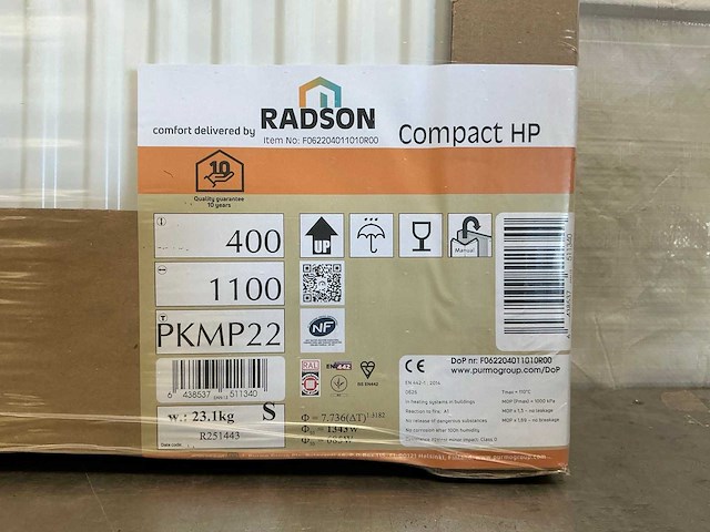 Radson compact hp radiator - afbeelding 3 van  3