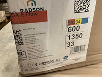 Radson parada e-flow t33 600x1350mm radiator - afbeelding 5 van  5