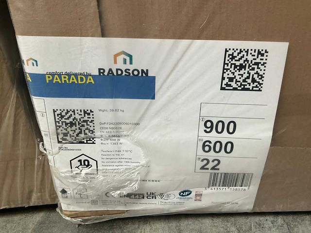 Radson parada radiator 90x60cm - afbeelding 2 van  4