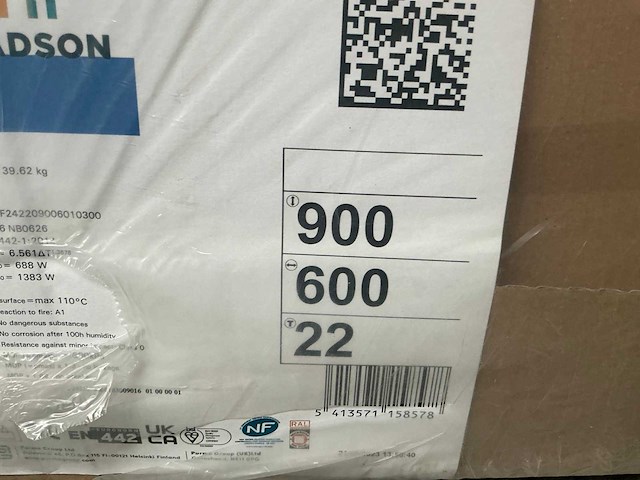 Radson parada radiator 90x60cm - afbeelding 3 van  4