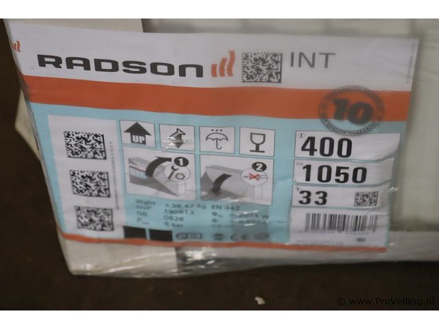Radson radiator - 105x40cm| nieuw in verpakking - afbeelding 3 van  3